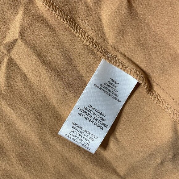 WAYF Dress Maxi Dress Side Crunch Orange Size 8 - Picture 7 of 11